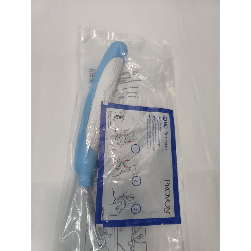 (6) BD PureWick Female External Catheter Blue/White Disposable - Picture 5 of 7